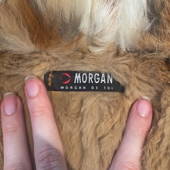 Morgan De Toi Rabbit Fur Coat - Picture 3 of 8